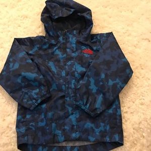 The North Face blue windbreaker / Rain jacket